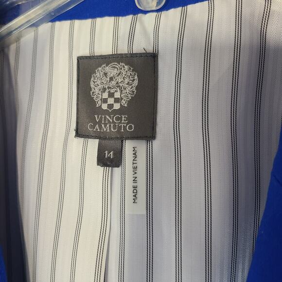 Vince Camuto NWT Cobalt Blue Blazer Size 14 - Picture 5 of 13